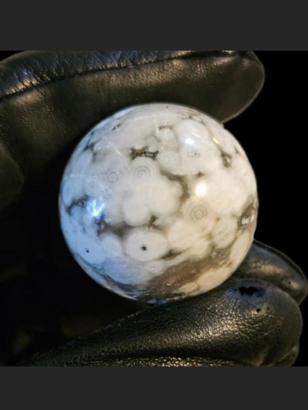 Rare HG 8th Vein Ocean Jasper Crystal Sphere✨️New Old Stock✨️Marovato Madagascar - Picture 11 of 12